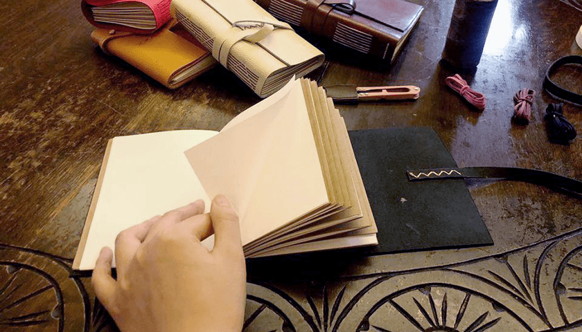 가죽 다이어리 진행 사진 3