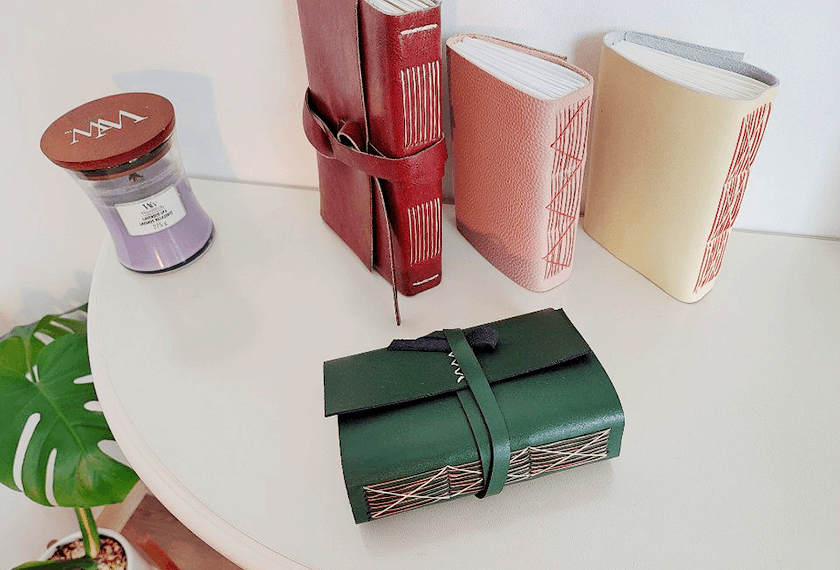 가죽 다이어리 진행 사진 5