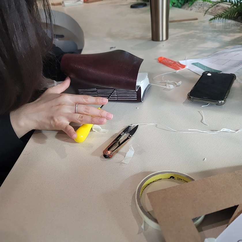 가죽 다이어리 진행 사진 7