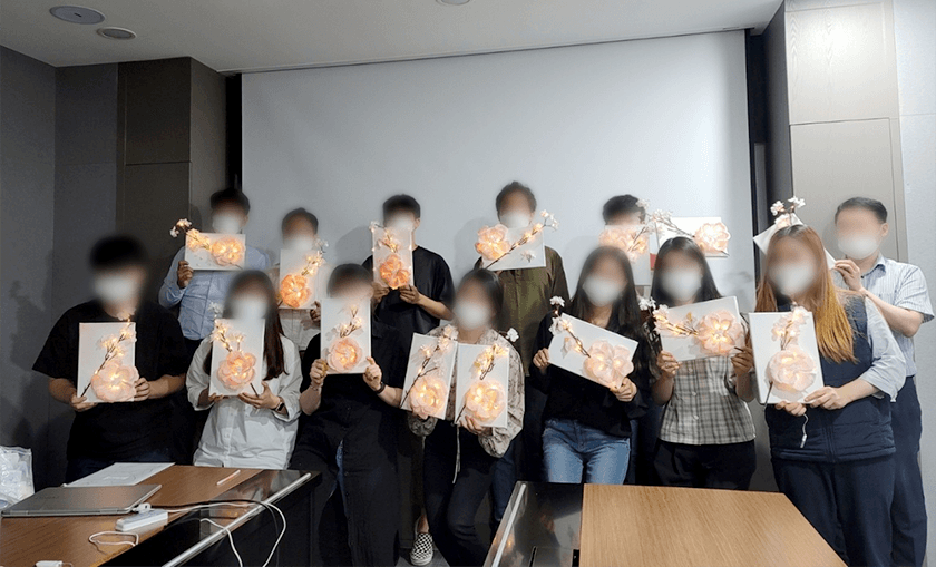 벚꽃 무드등 진행 사진 3