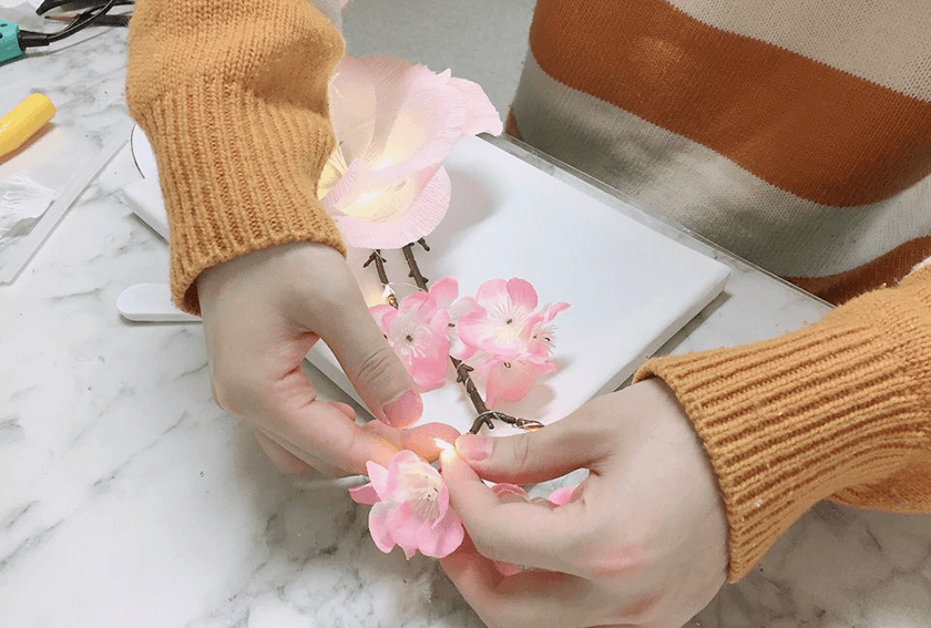 벚꽃 무드등 진행 사진 5