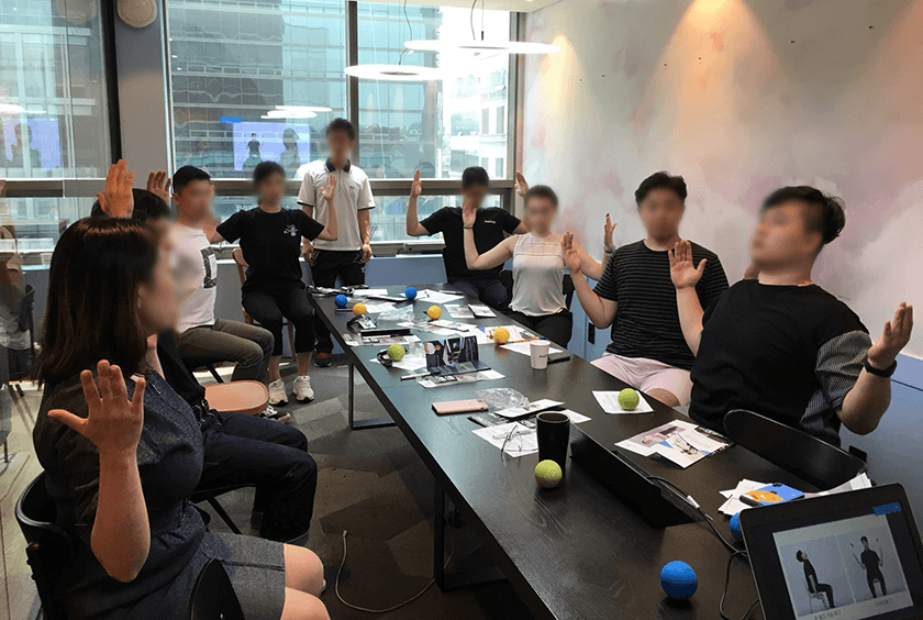 통증예방클리닉 진행 사진 4