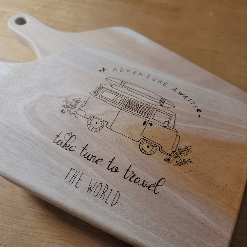 나무도마 우드버닝 진행 사진 6