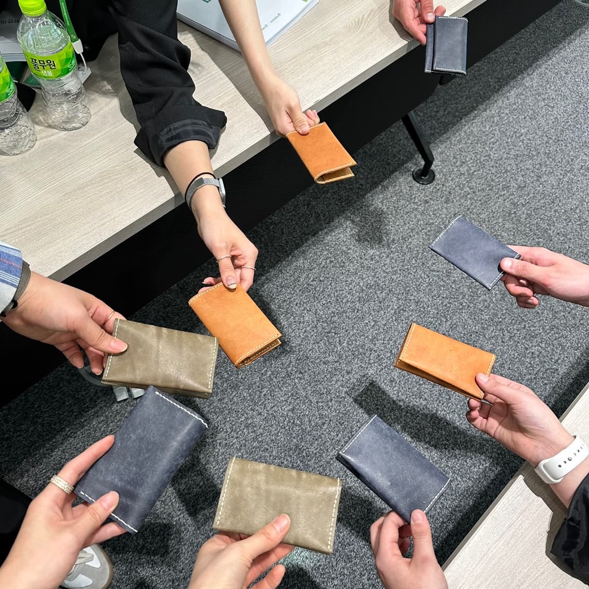 이태리 가죽지갑 진행 사진 4