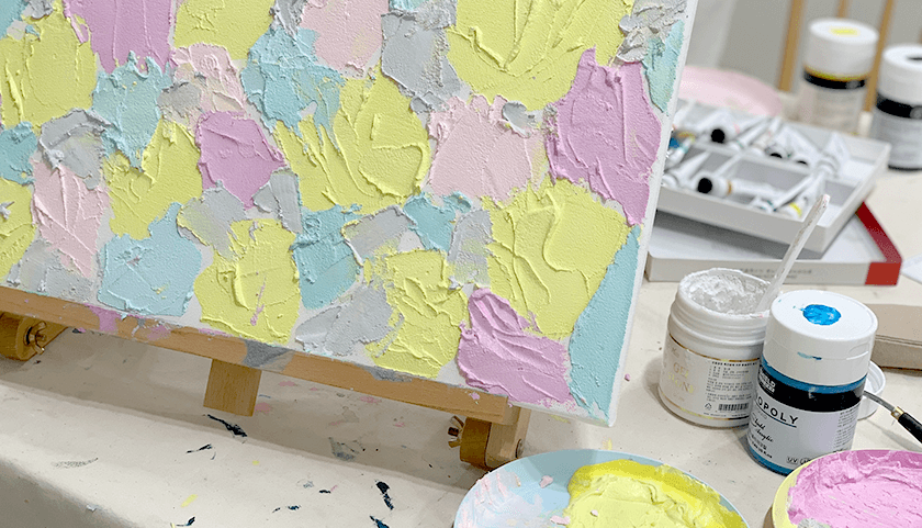 마음돌봄 페인팅 진행 사진 2