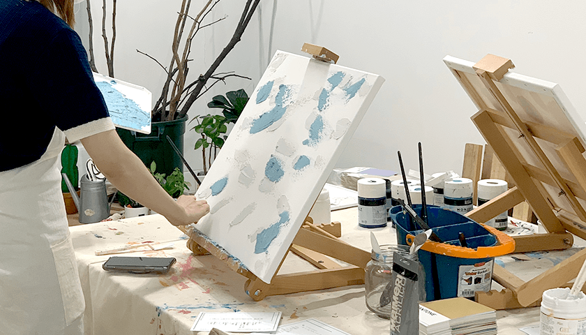 마음돌봄 페인팅 진행 사진 3