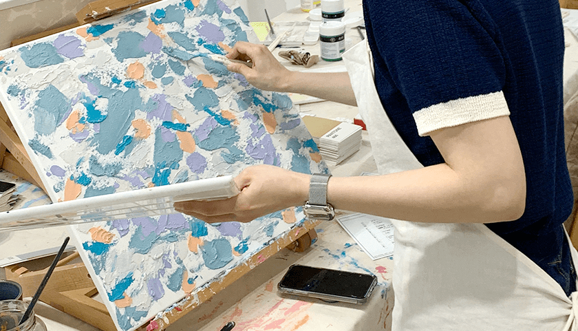 마음돌봄 페인팅 진행 사진 6