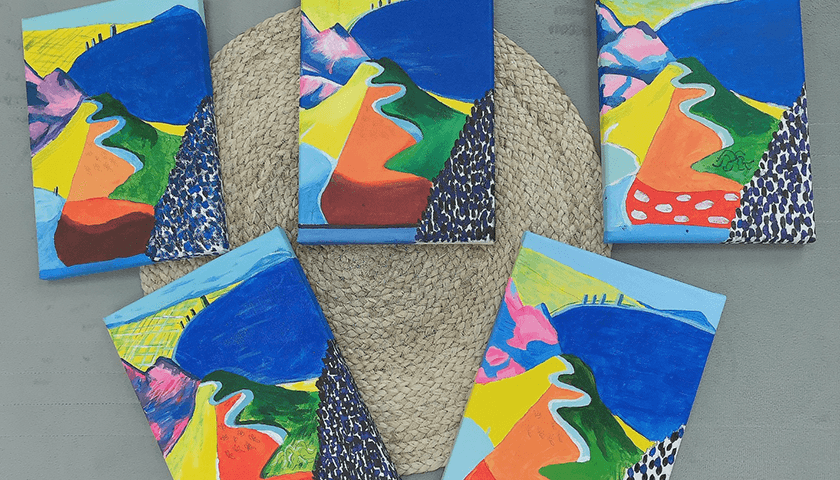 명화의 재해석 진행 사진 5