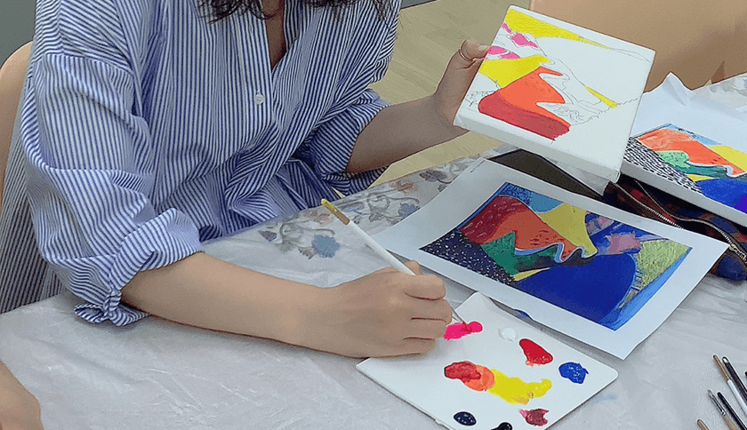 명화의 재해석 진행 사진 7