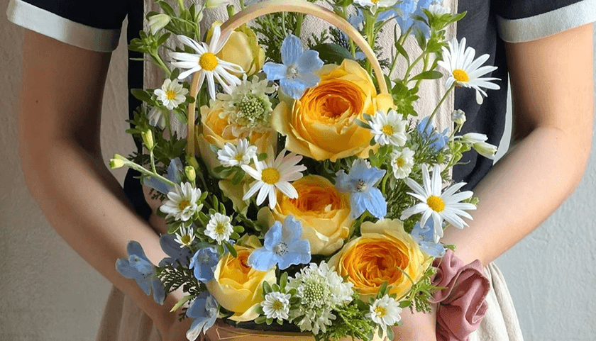 꽃 바구니 진행 사진 4