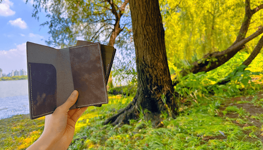 가죽 여권케이스 만들기 진행 사진 3