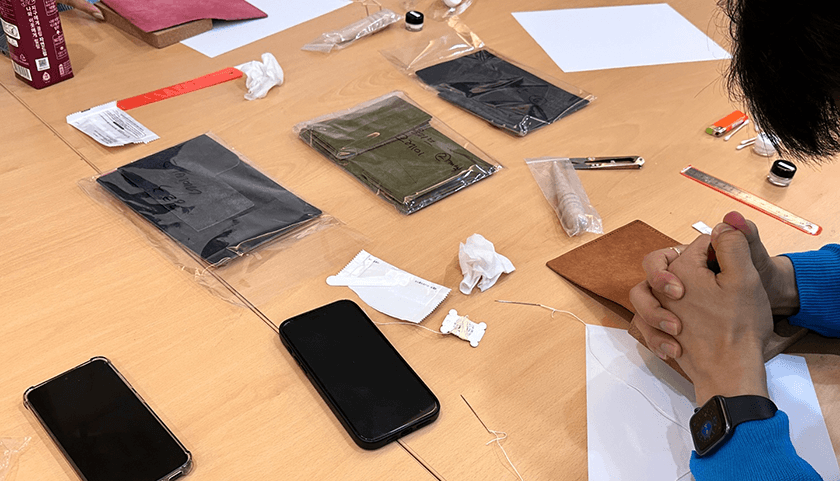 가죽 여권케이스 만들기 진행 사진 4