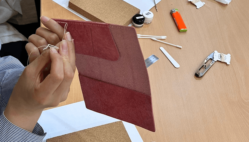 가죽 여권케이스 만들기 진행 사진 5