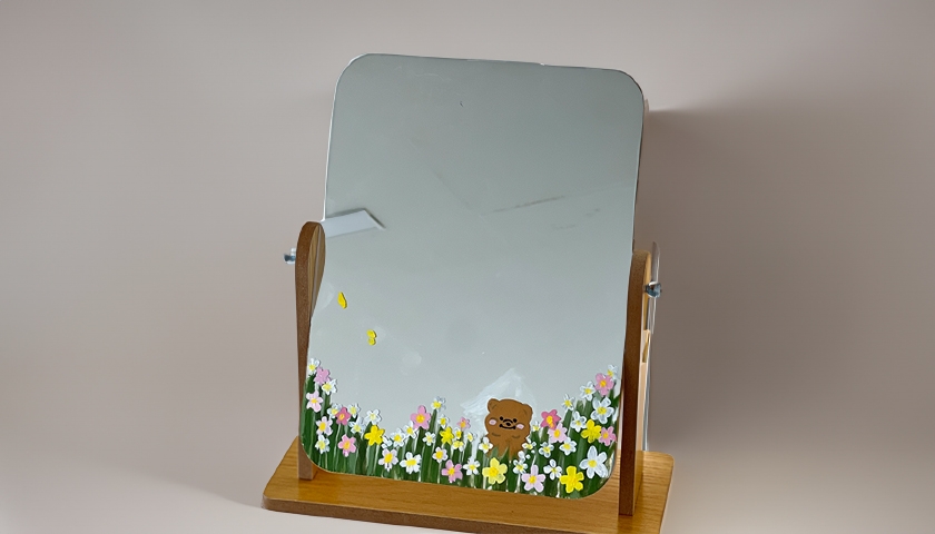 힐링 미러 아트 진행 사진 1