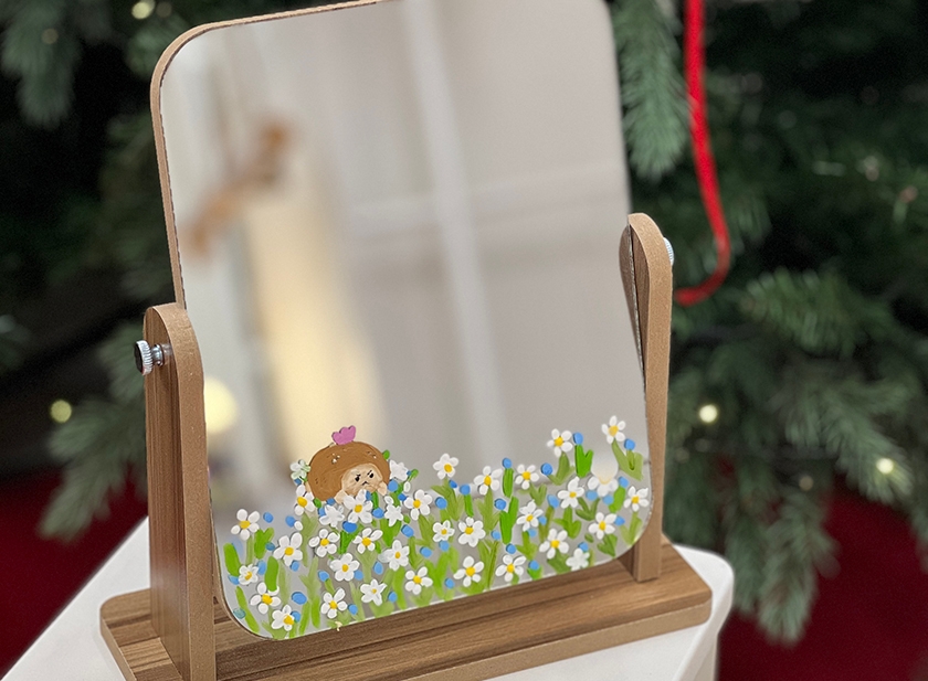 힐링 미러 아트 진행 사진 3