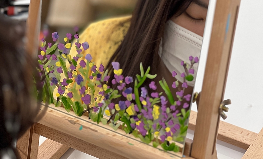 힐링 미러 아트 진행 사진 5