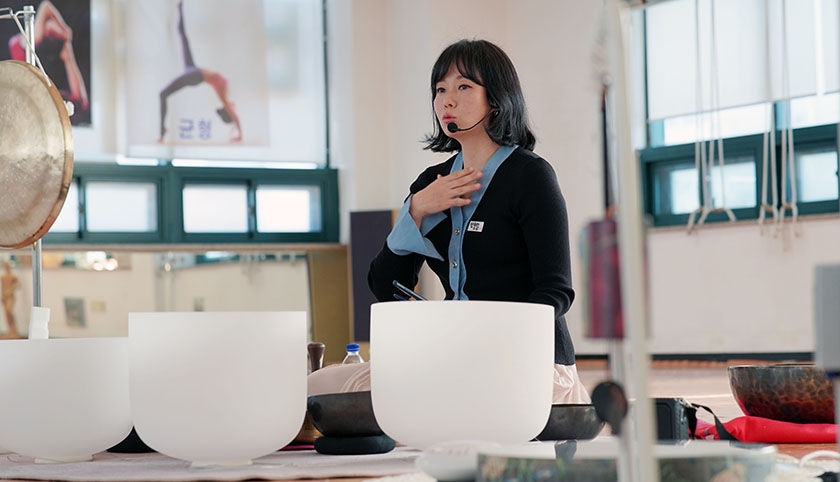 사운드배스 + 마음챙김 소통 / 사운드 테라피 명상 진행 사진 1