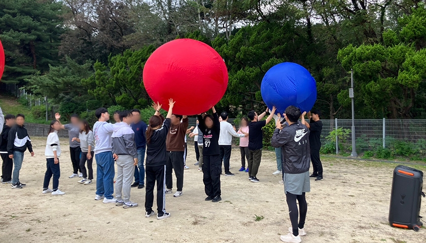 미니 체육대회 진행 사진 1