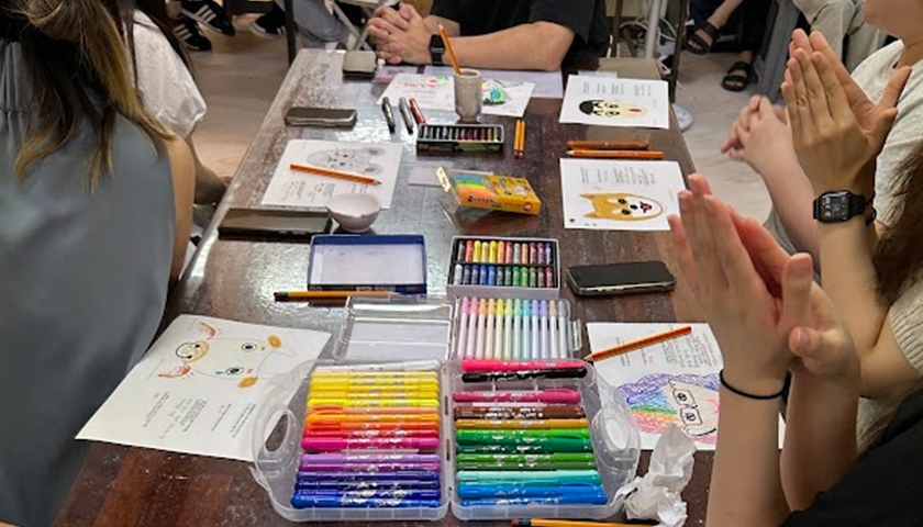 회사 속 나를 찾아가는 미술테라피 진행 사진 3