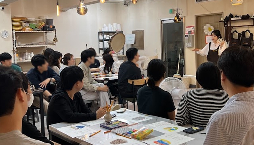 회사 속 나를 찾아가는 미술테라피 진행 사진 5