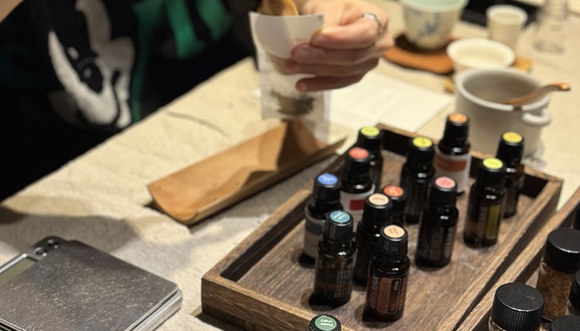 아로마 테라피와 블렌딩 티 진행 사진 3