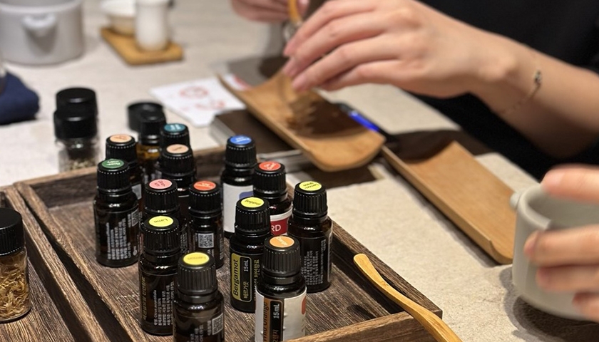 아로마 테라피와 블렌딩 티 진행 사진 4