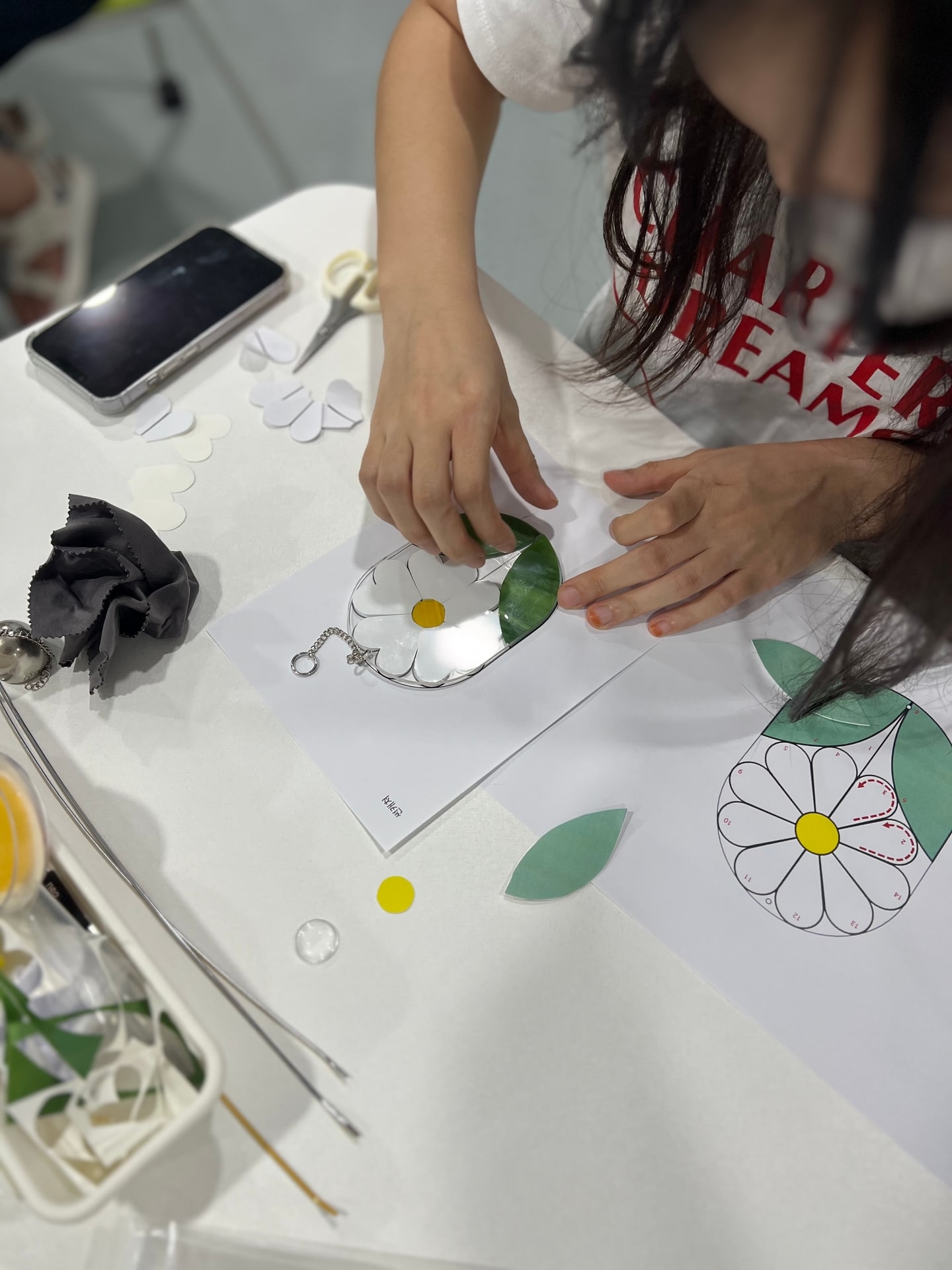 감성적인 울림, 글라스아트 도어벨 진행 사진 4