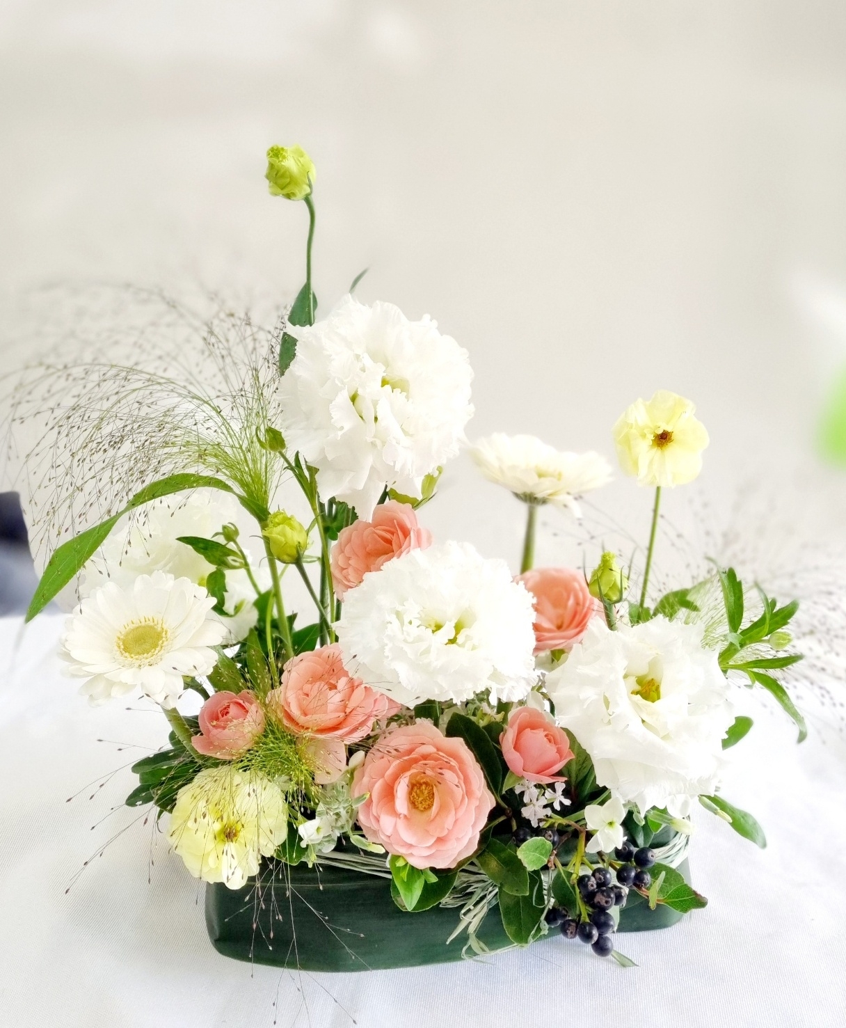 감성 디자인, 플라워 커버링 센터피스 진행 사진 3