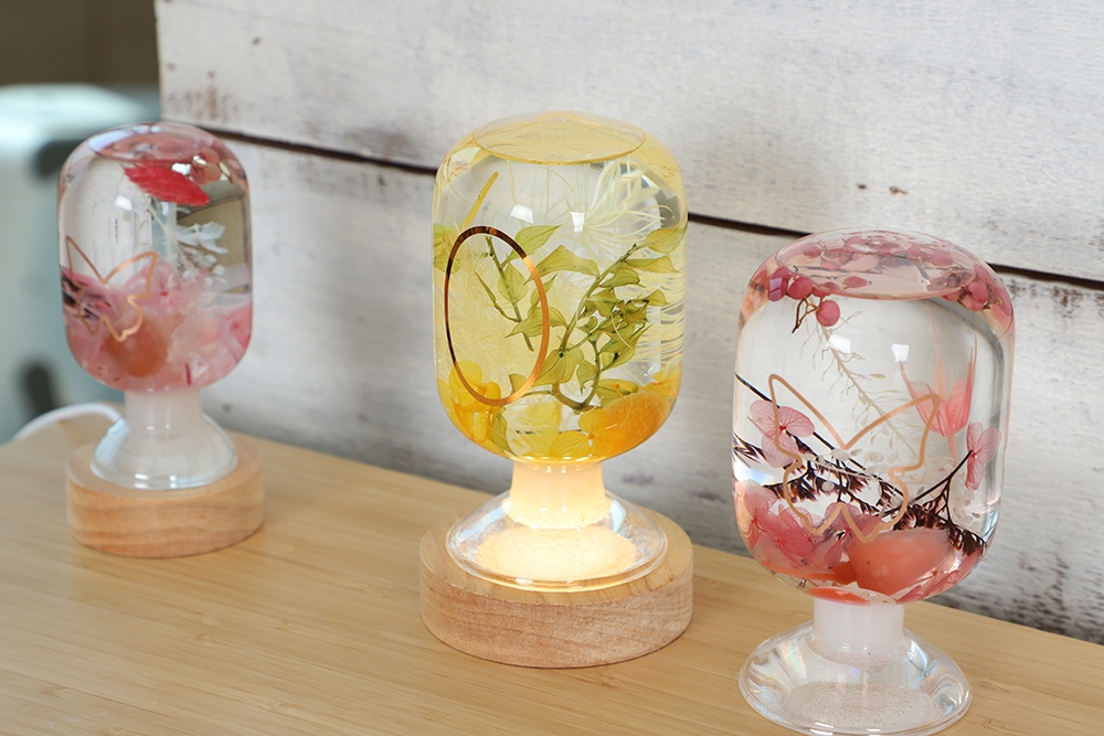 하바리움 플라워 오브제 진행 사진 1