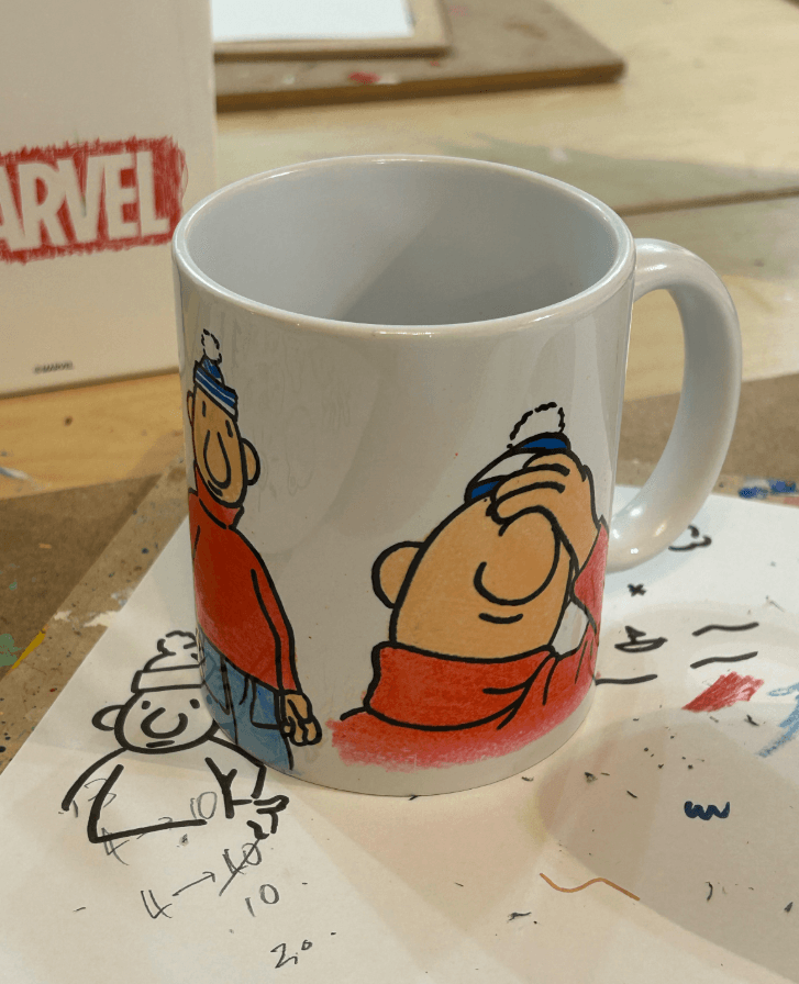 제로웨이스트 에코 굿즈 머그컵 드로잉 원데이 클래스 진행 사진 4