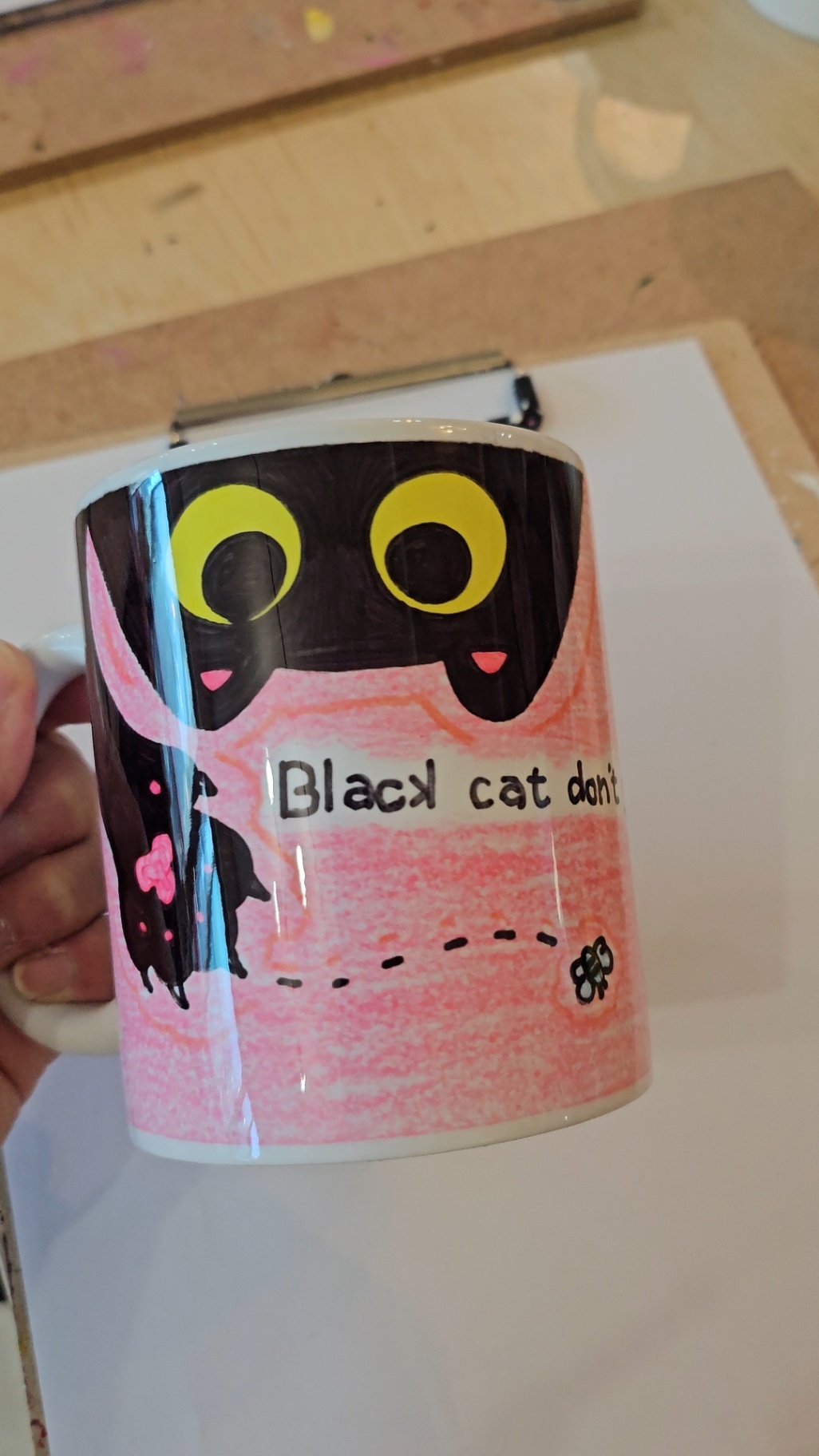 제로웨이스트 에코 굿즈 머그컵 드로잉 원데이 클래스 진행 사진 2