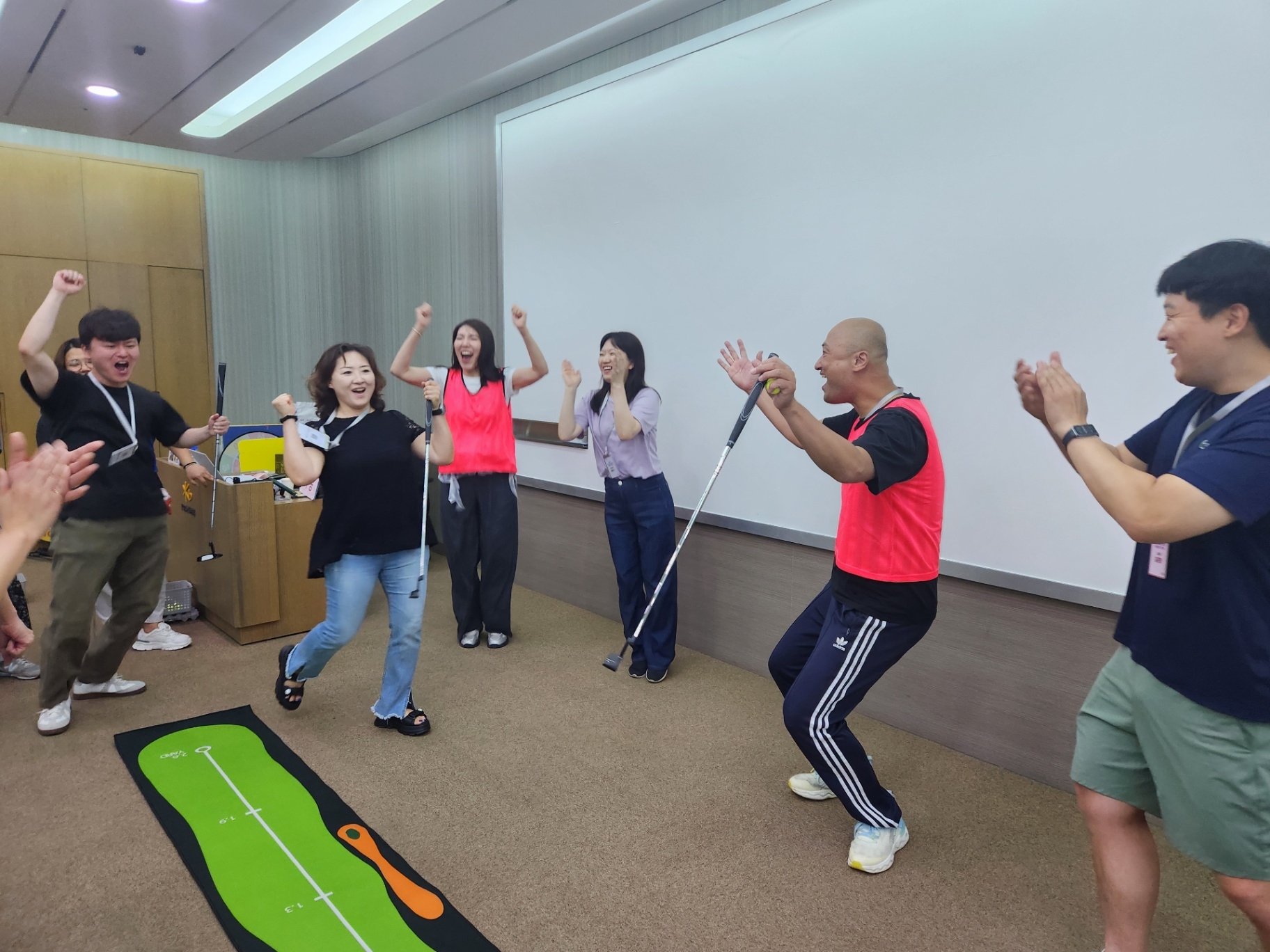 골프를 통한 소통과 협업, 골프 팀빌딩 진행 사진 5