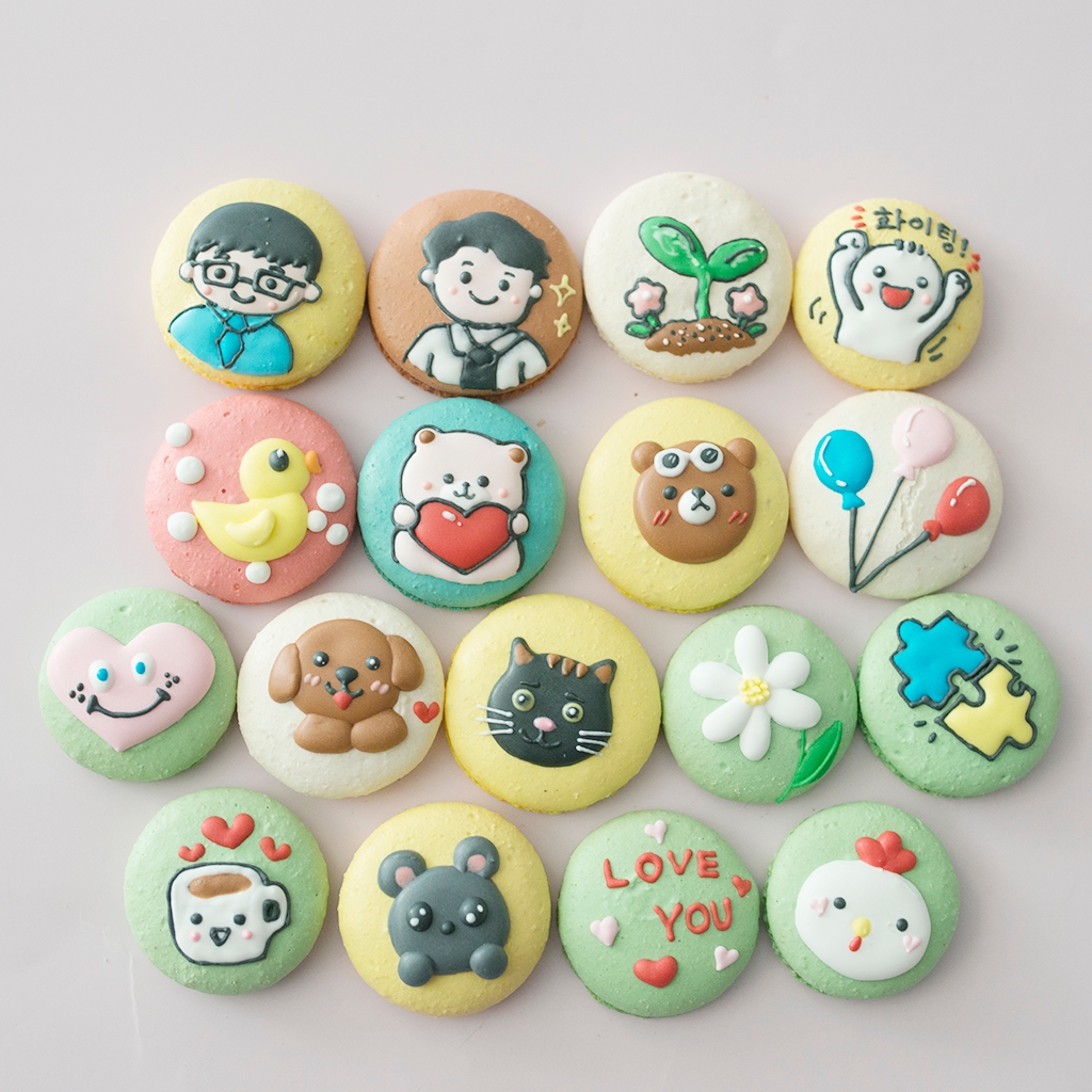 디저트 아트 테라피, 알록달록 마카롱 디자인하기 진행 사진 1