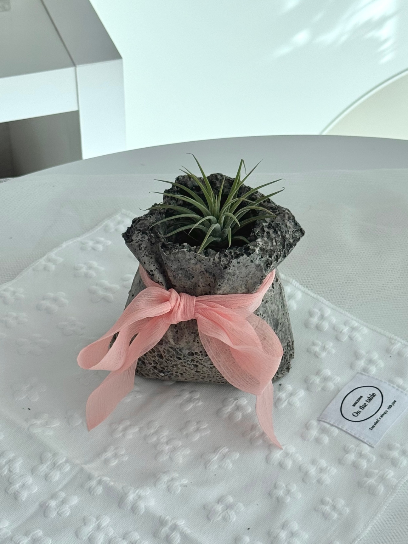 친환경소재로 만드는 발포세라믹 메시지 미니화분 진행 사진 2