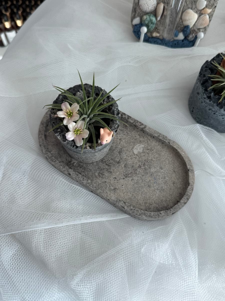 친환경소재로 만드는 발포세라믹 메시지 미니화분 진행 사진 3