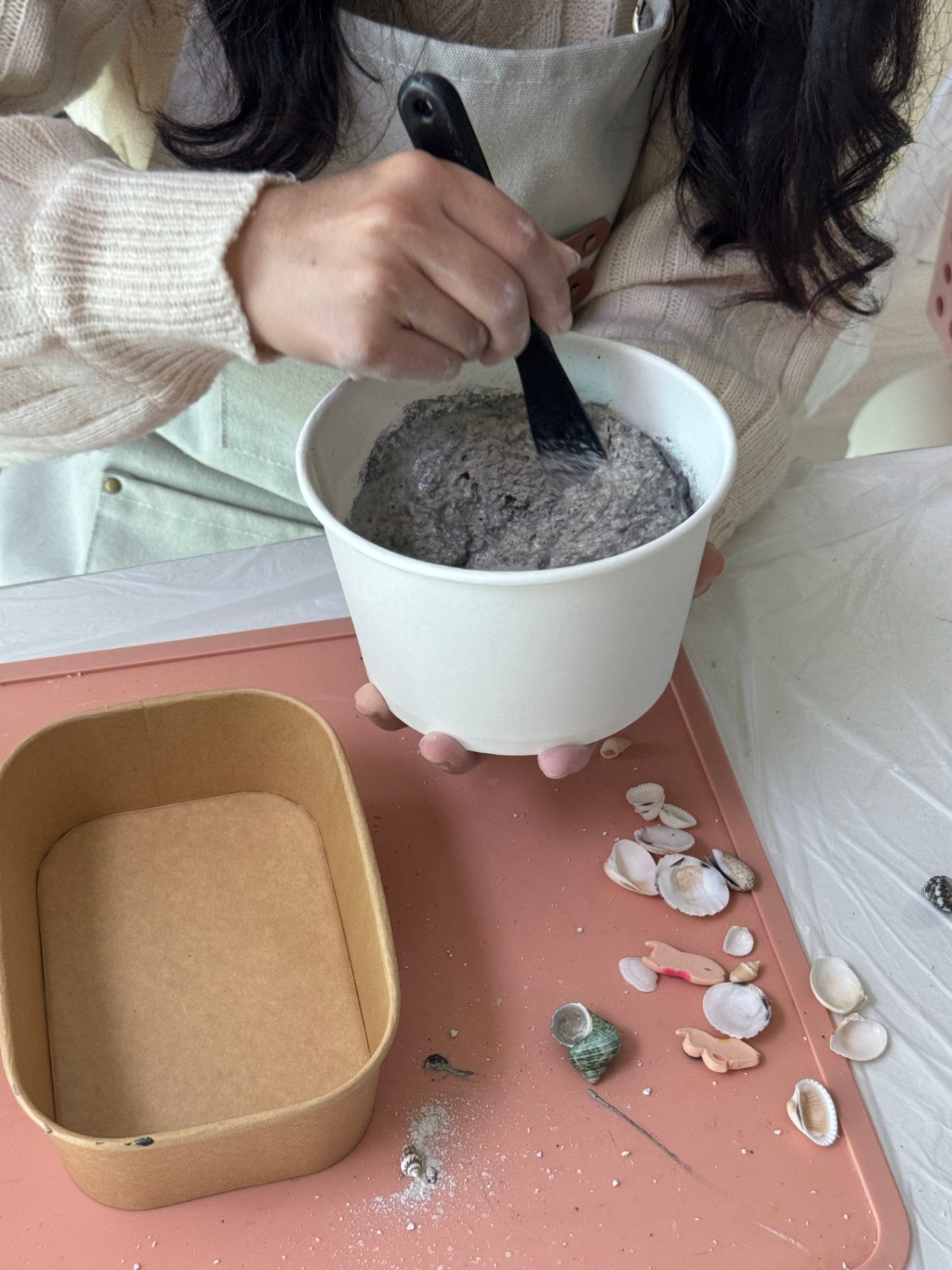 친환경소재로 만드는 발포세라믹 메시지 미니화분 진행 사진 4