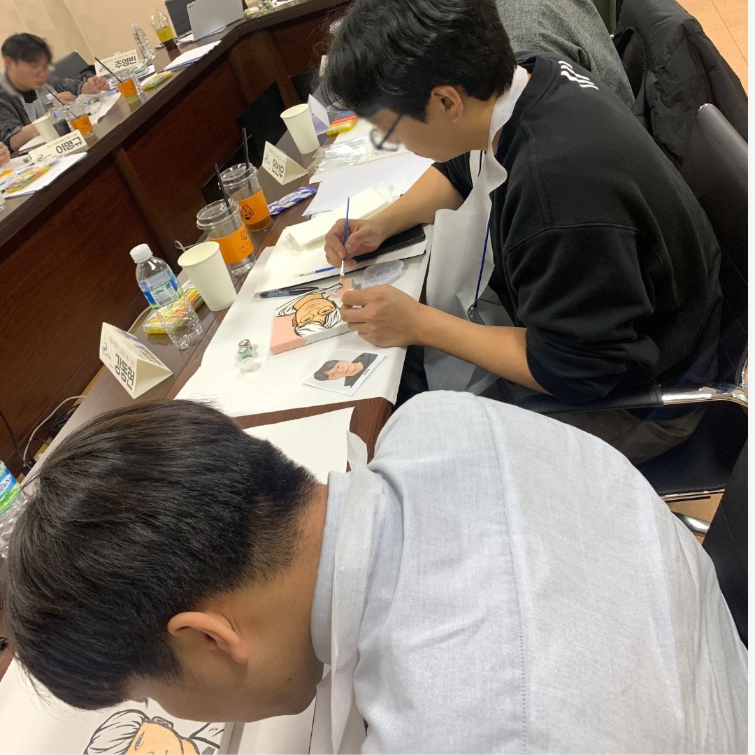 비전 팝아트 자화상 진행 사진 3