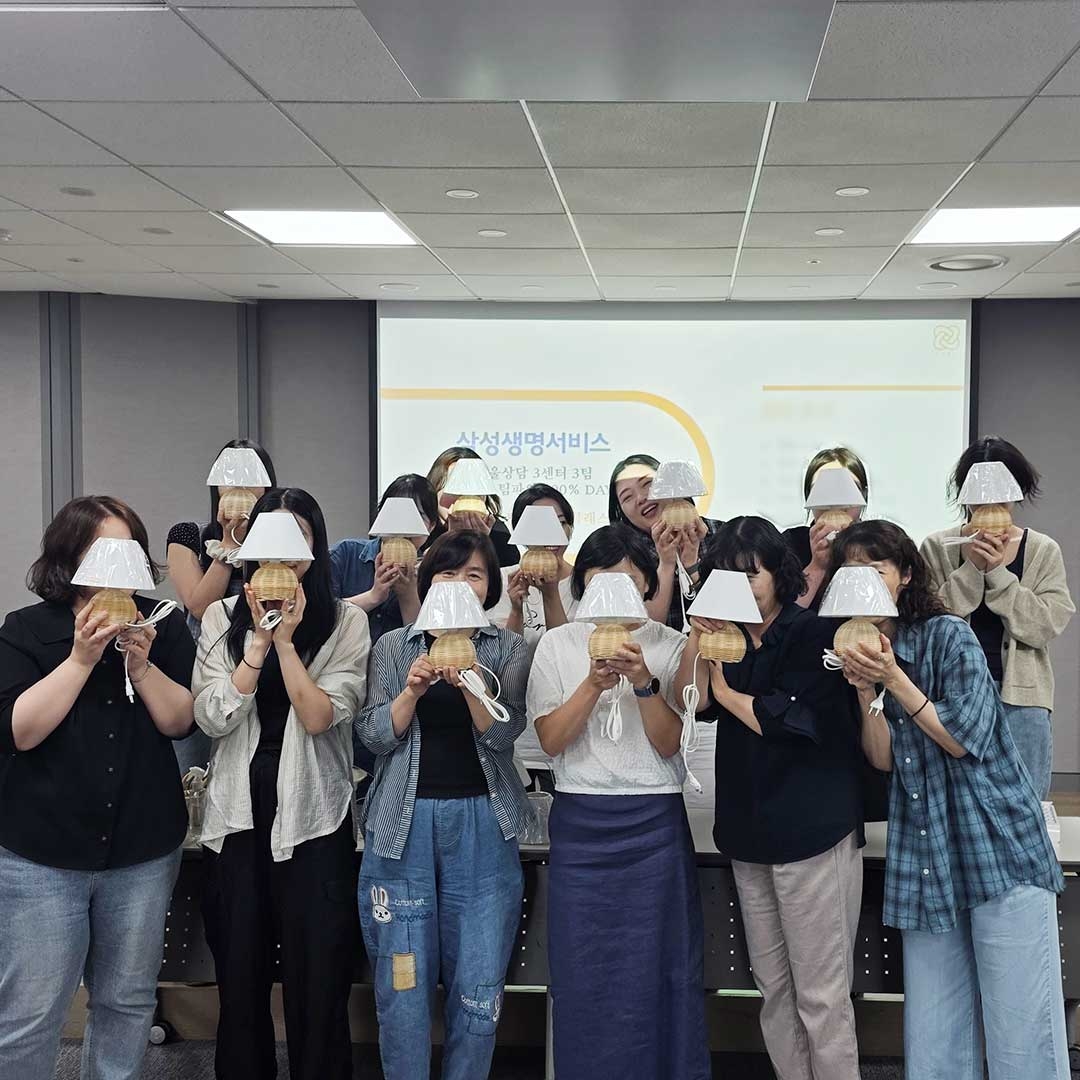 라탄 스탠드 무드등 프로그램 진행 사진 6