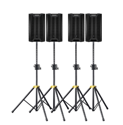 대형음향장비대여(151~300명이하/1kw스피커4개+무선마이크4개+보조오퍼레이터1명)