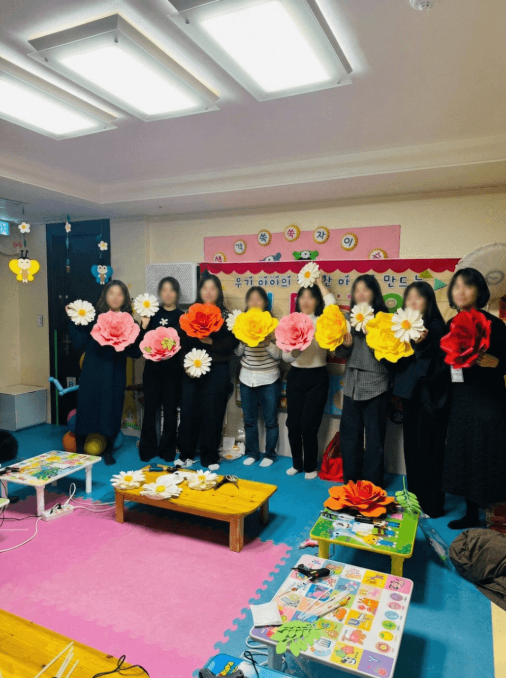 자이언트 플라워 만들기 원데이 클래스 진행 사진 6