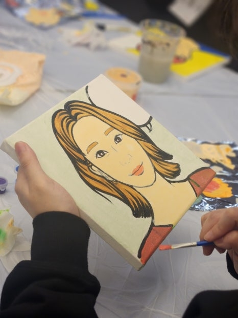 팝아트 자화상 진행 사진 6
