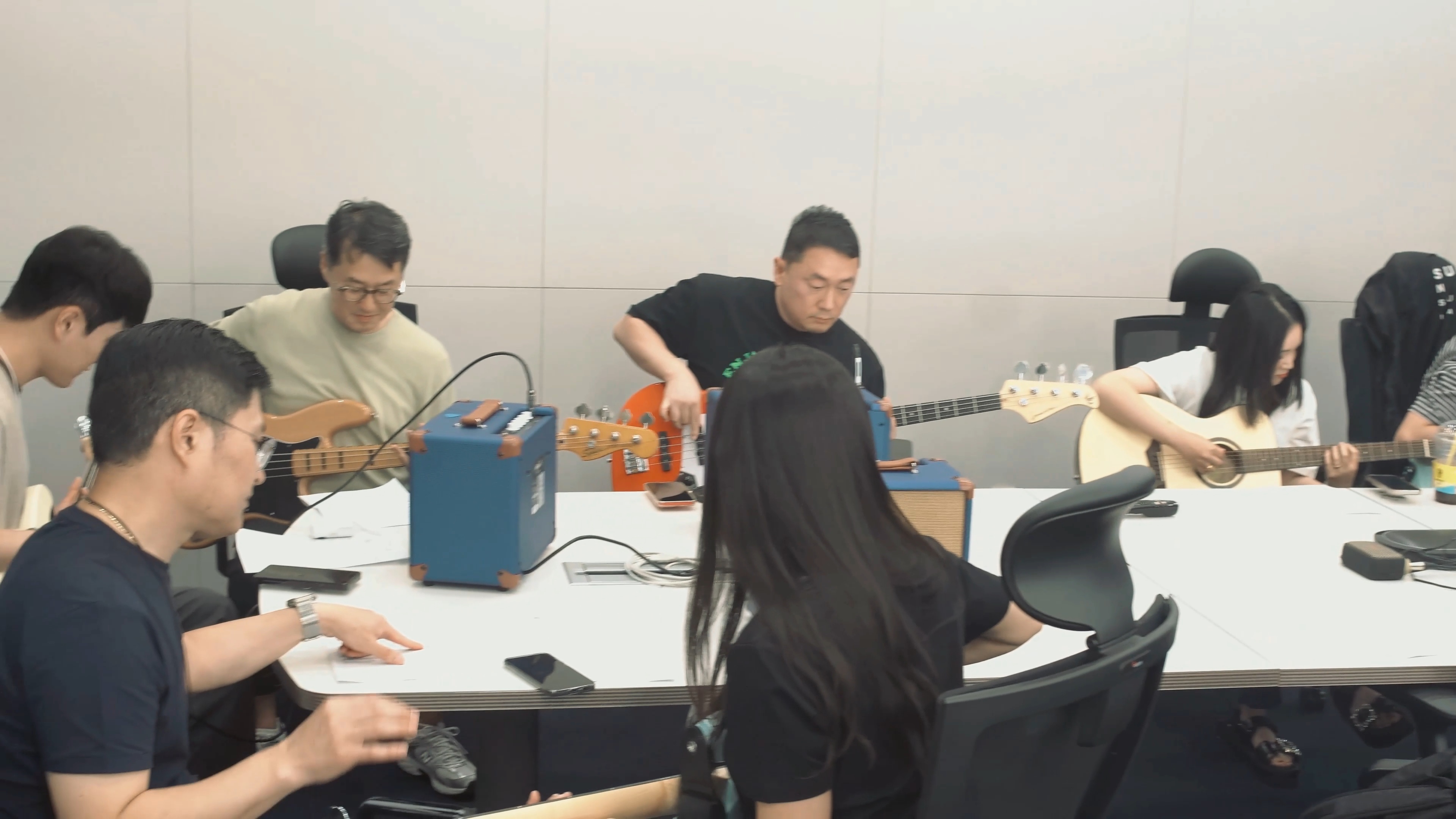 악기 추가 기타 & 베이스(보조강사 포함)