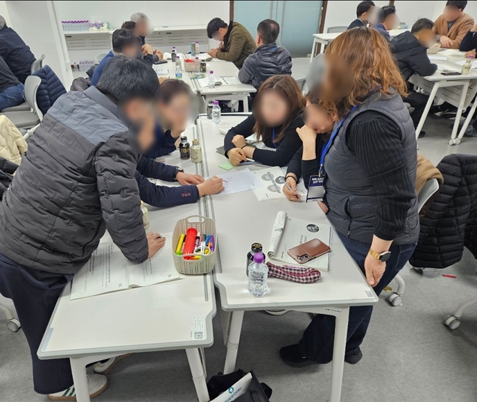 지니어스 팀빌딩 진행 사진 1