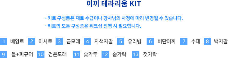 테라리움 LIVE 키트설명 | 이너트립