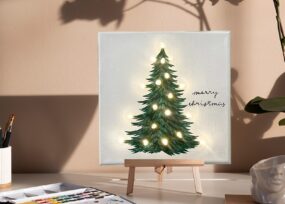 크리스마스 페인팅 조명