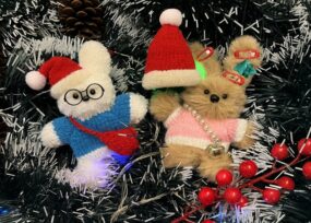 산타 모루인형 키링