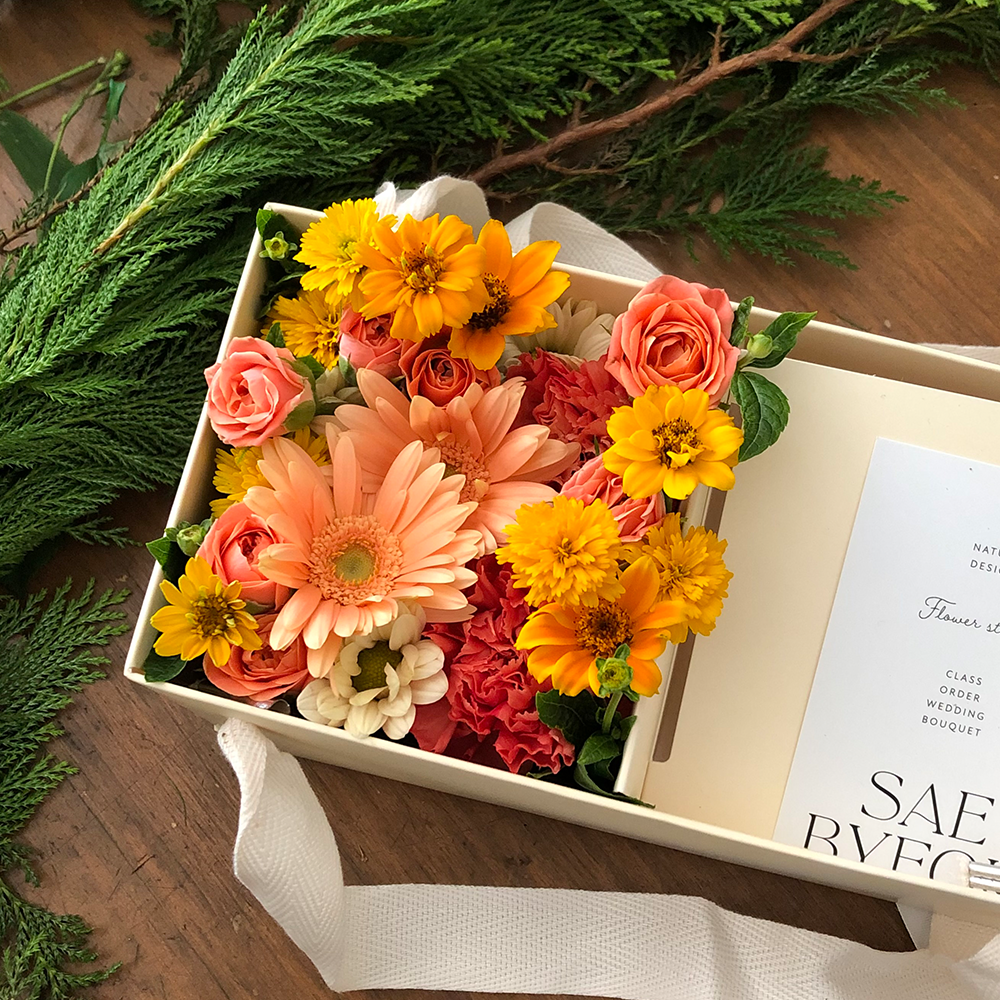 마음을 담은 선물 플라워 박스 | 이너트립